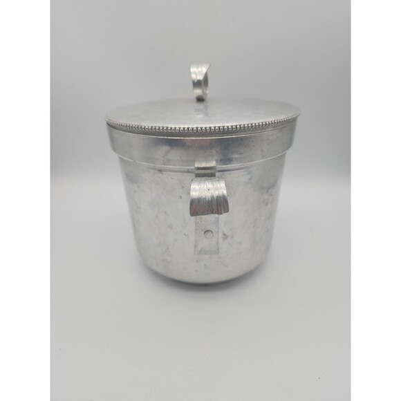 MCM BW Buenilum Hammered Aluminum Ice Bucket Two Handle - Picture 5 of 12